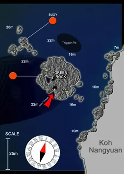 Green Rock – Koh Tao dive site